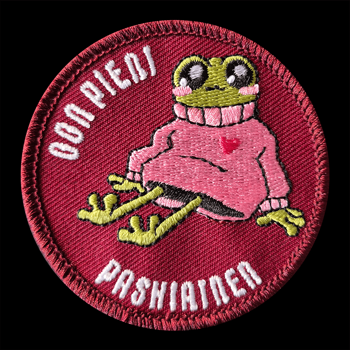 Oon Pieni Paskiainen - kangasmerkki